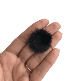 Pompom chato (par)