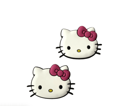 Aplique Hello Kitty Rosa Rostinho Emborrachado (unidade)