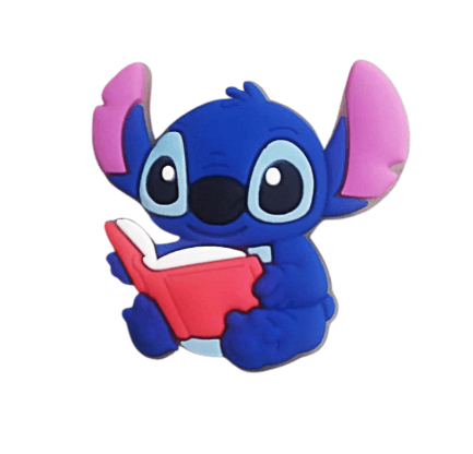 Aplique emborrachado Stich escolar (unidade)